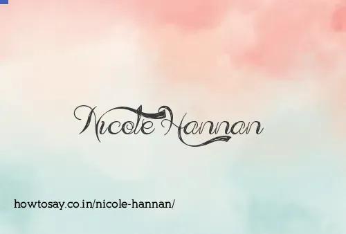 Nicole Hannan