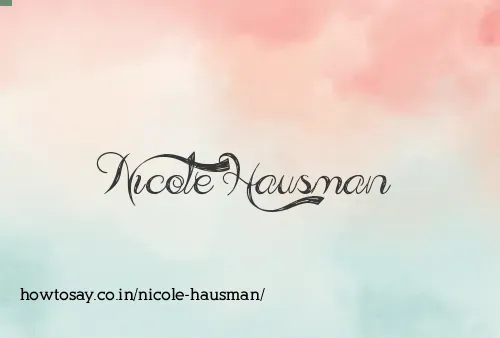 Nicole Hausman