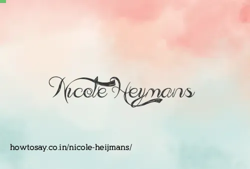 Nicole Heijmans