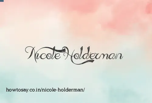 Nicole Holderman