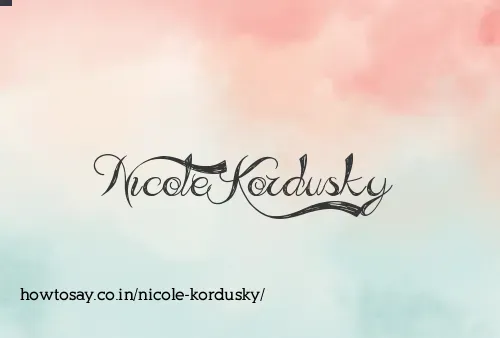 Nicole Kordusky