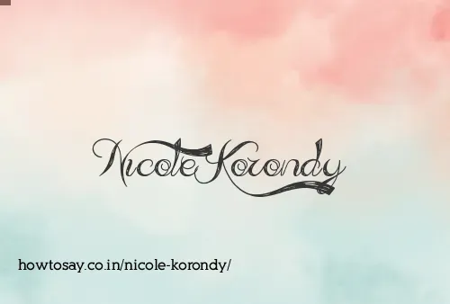 Nicole Korondy