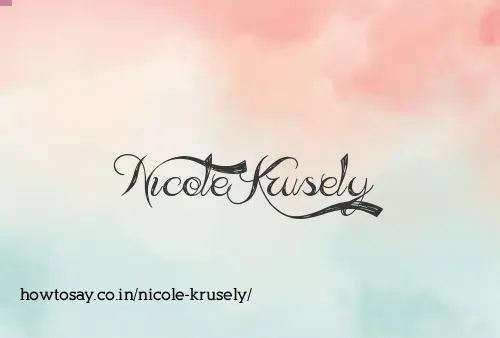 Nicole Krusely