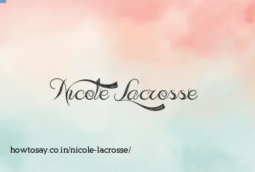 Nicole Lacrosse