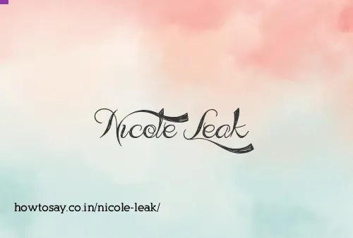 Nicole Leak