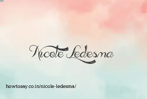 Nicole Ledesma