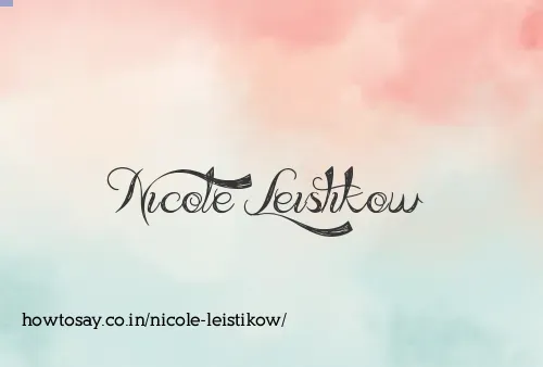 Nicole Leistikow