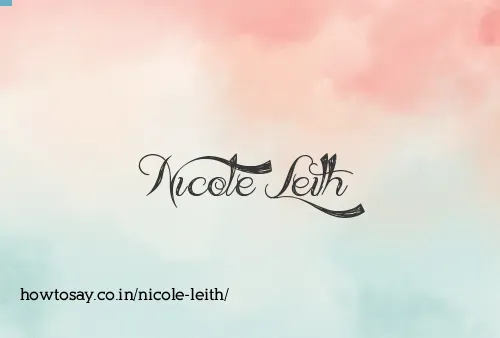 Nicole Leith