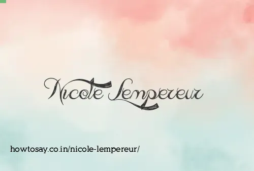 Nicole Lempereur