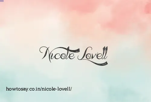 Nicole Lovell