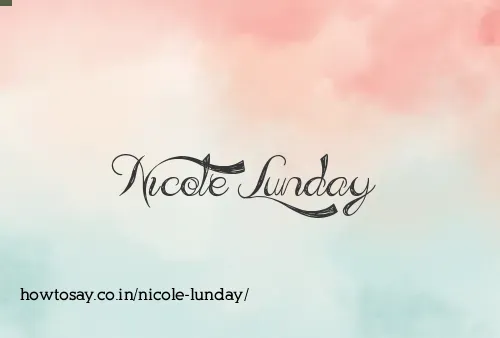 Nicole Lunday