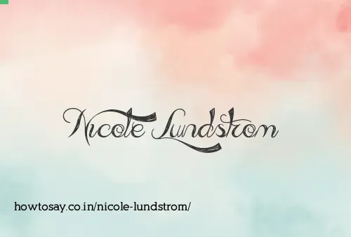 Nicole Lundstrom