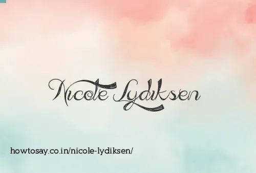 Nicole Lydiksen
