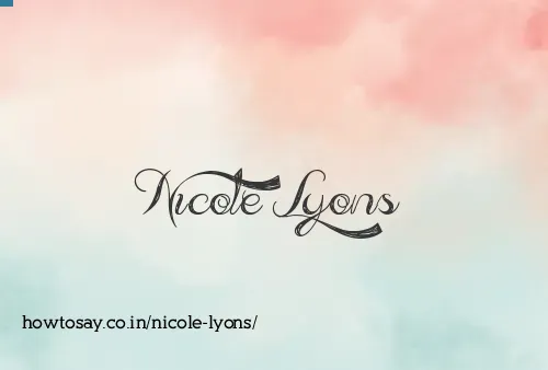 Nicole Lyons