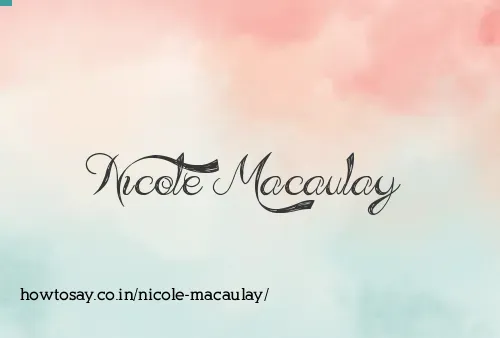 Nicole Macaulay