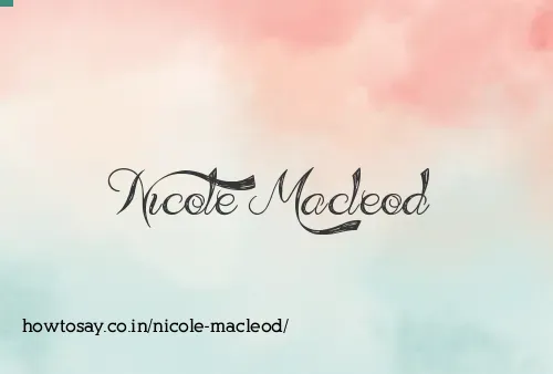 Nicole Macleod