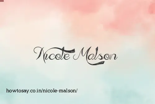 Nicole Malson