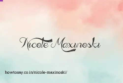 Nicole Maxinoski