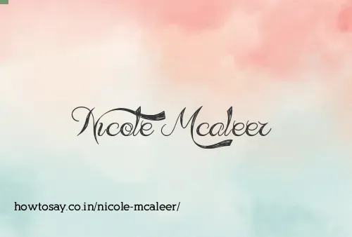 Nicole Mcaleer