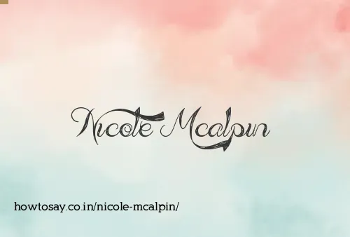 Nicole Mcalpin