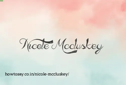 Nicole Mccluskey