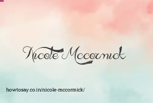 Nicole Mccormick