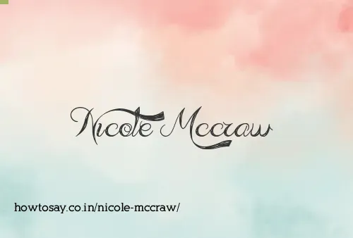 Nicole Mccraw