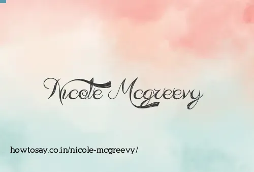 Nicole Mcgreevy