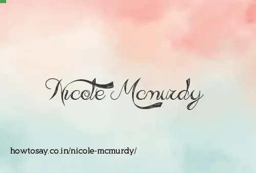 Nicole Mcmurdy