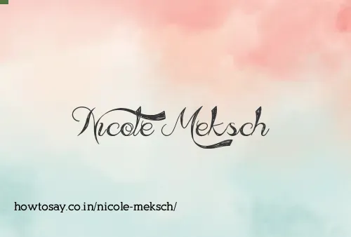 Nicole Meksch