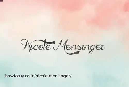 Nicole Mensinger