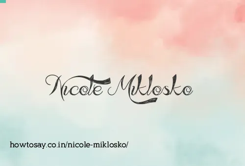 Nicole Miklosko