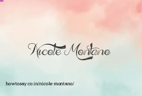 Nicole Montano
