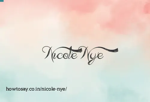 Nicole Nye