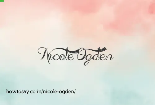 Nicole Ogden