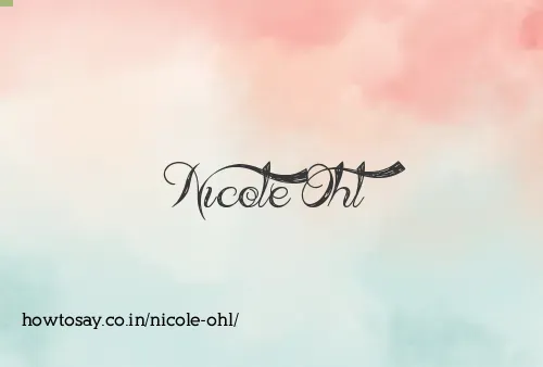 Nicole Ohl