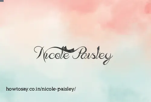 Nicole Paisley