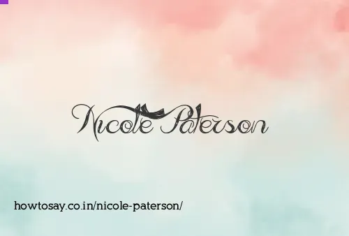 Nicole Paterson