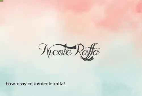 Nicole Raffa