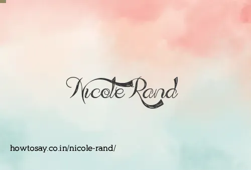 Nicole Rand