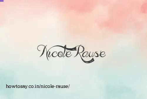 Nicole Rause