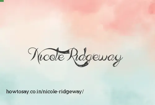Nicole Ridgeway