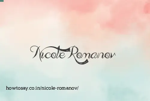 Nicole Romanov