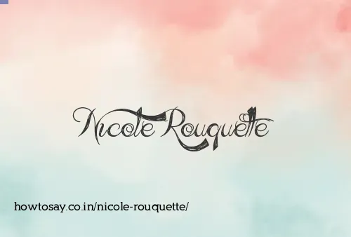 Nicole Rouquette
