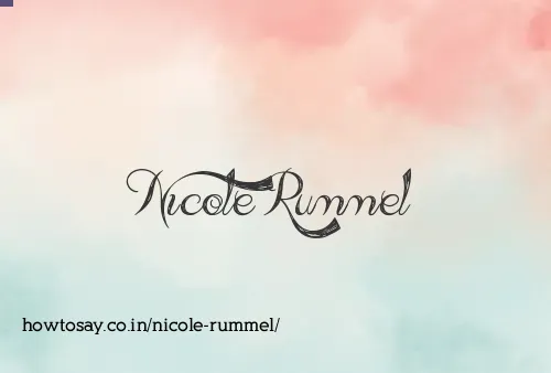 Nicole Rummel