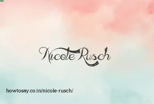 Nicole Rusch
