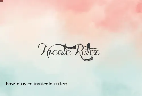 Nicole Rutter