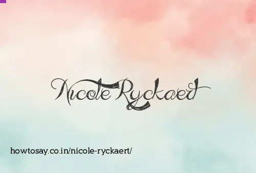 Nicole Ryckaert