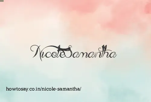 Nicole Samantha