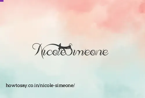 Nicole Simeone